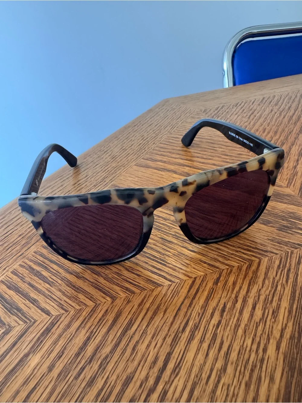 House of Harlow Tortoise Vintage Sunglasses with Skull Accent